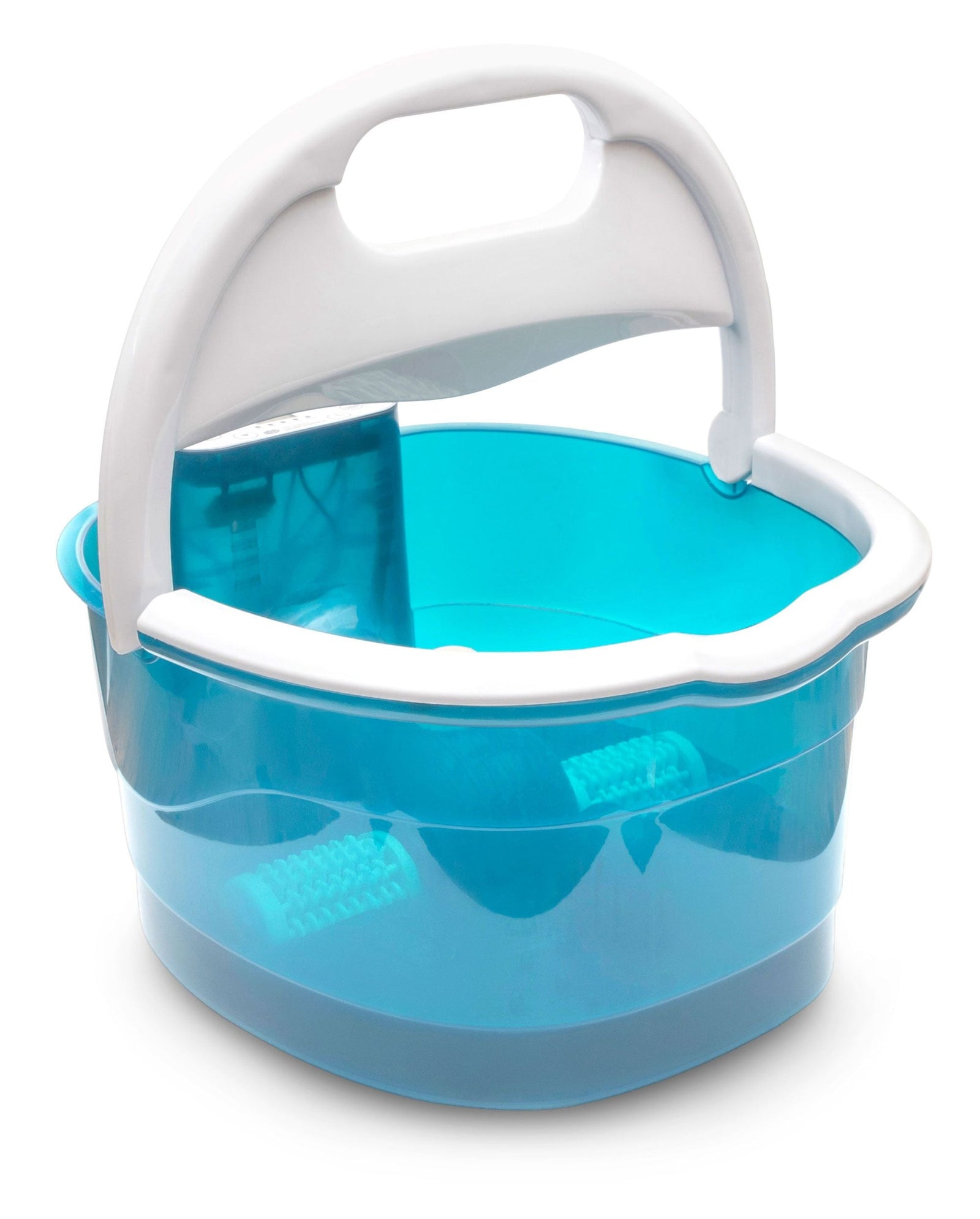 multi-functional motorised foot bath with lift up handle design