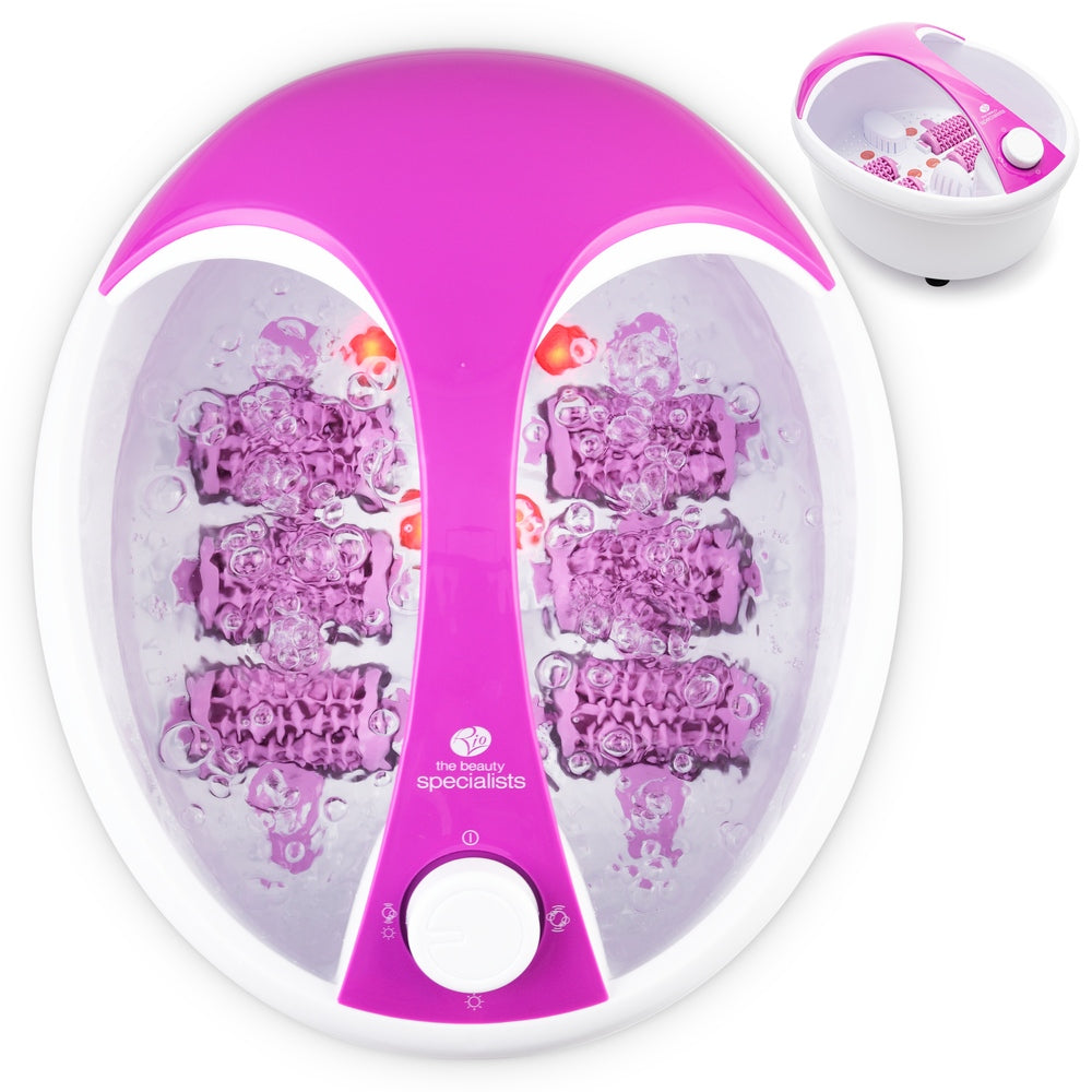 Deluxe Foot Spa Bath and Massager - Purple