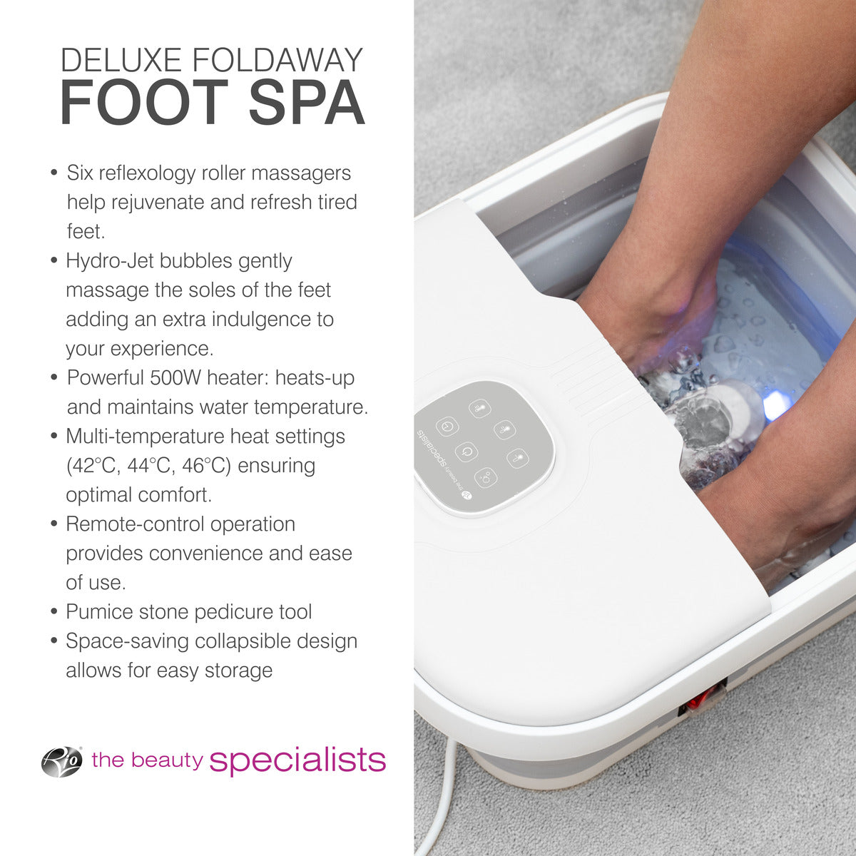 Deluxe Foldaway Foot Spa Bath