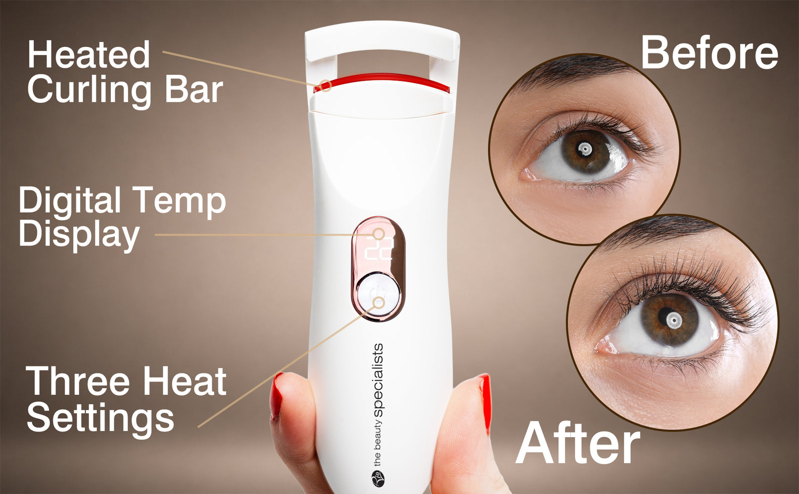 WOW LASH PRO Heated Eyelash Curler