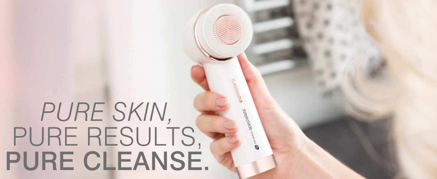 PURE CLEANSE Diep reinigende en exfoliërende gezichtsborstel