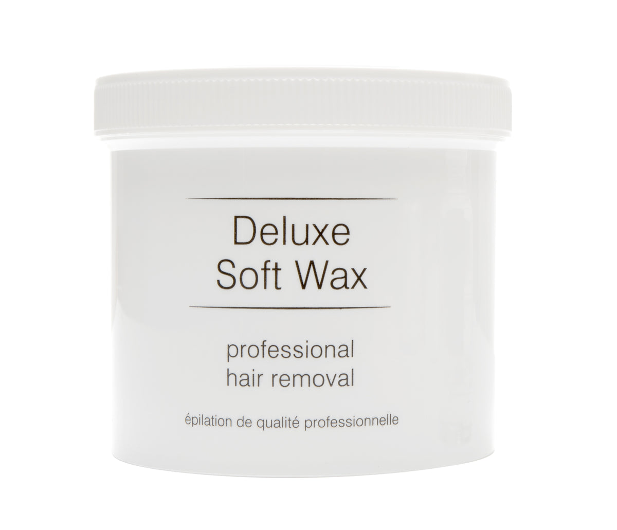 Deluxe soft creme wax tub for professional hair removal
