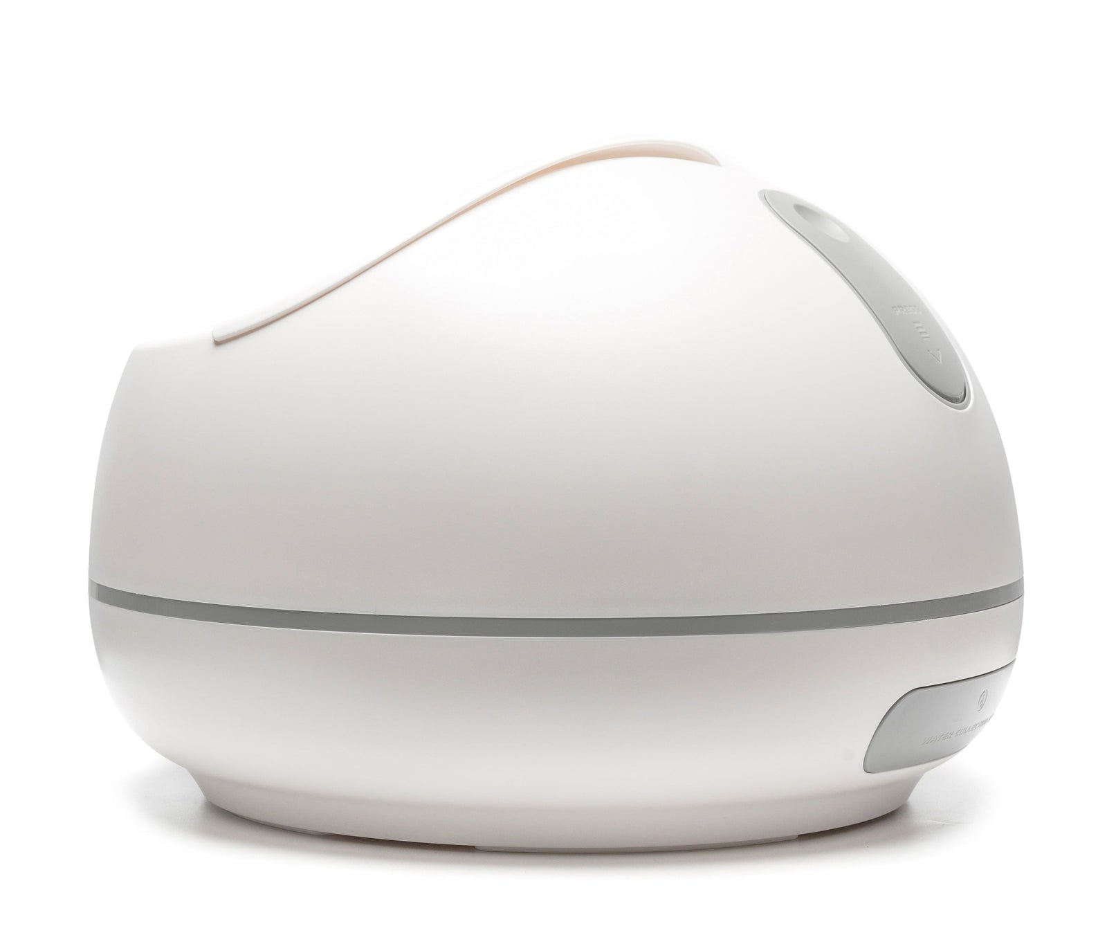 side view of steam foot spa