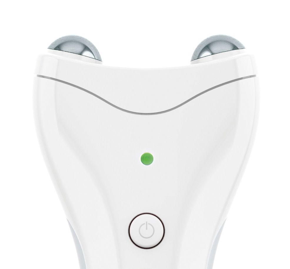 close up of Rio 60 second neck toner chrome massage heads