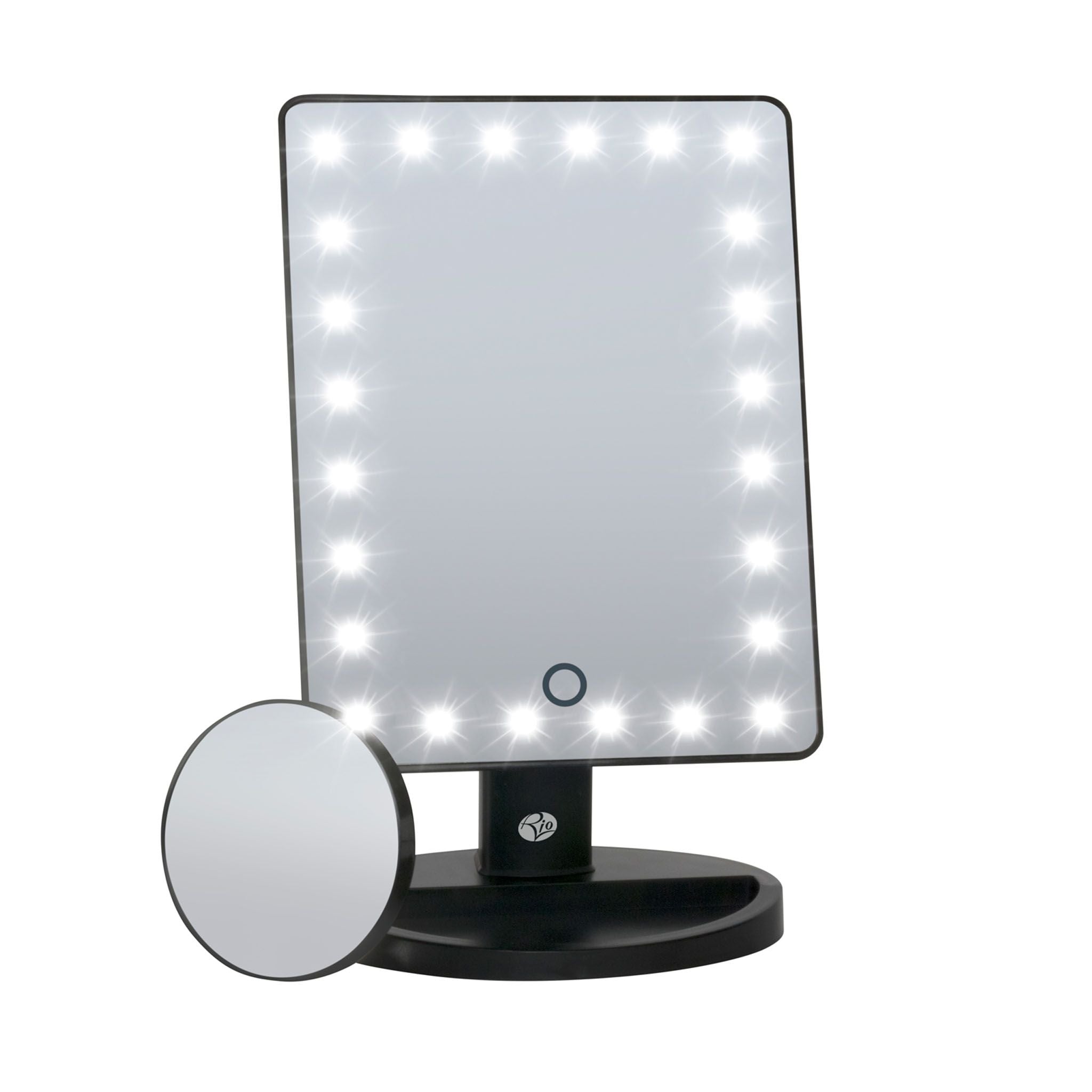 Specchio per il trucco dimmerabile con 24 LED Touch
