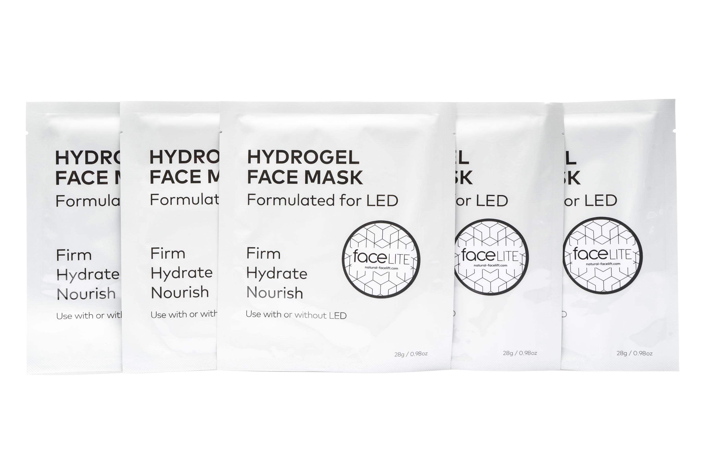 5 x Hydrogel Facial Masks