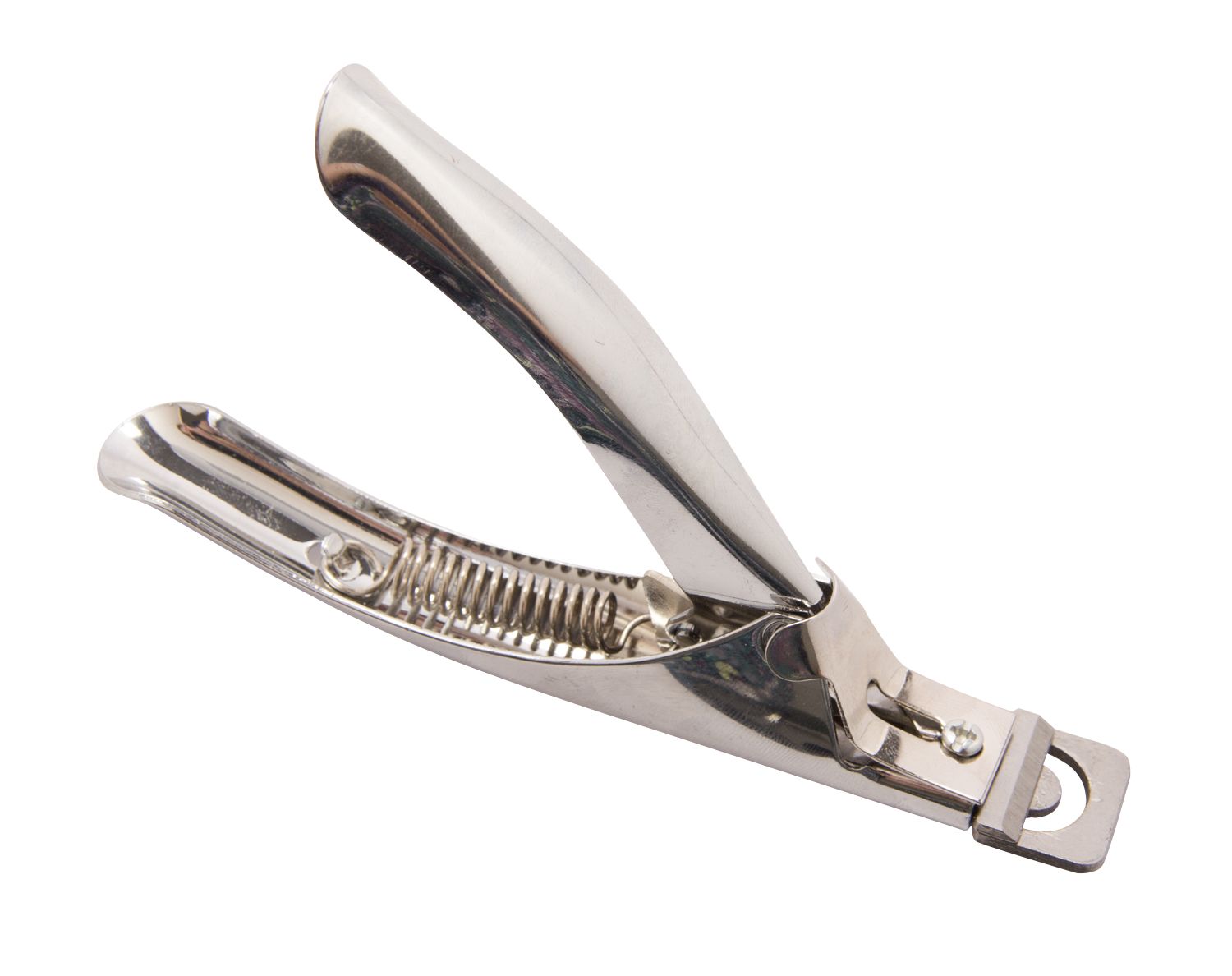 The Rio Nail Clippers feature a metal design with a spring mechanism for precise nail care, shown against a white background.